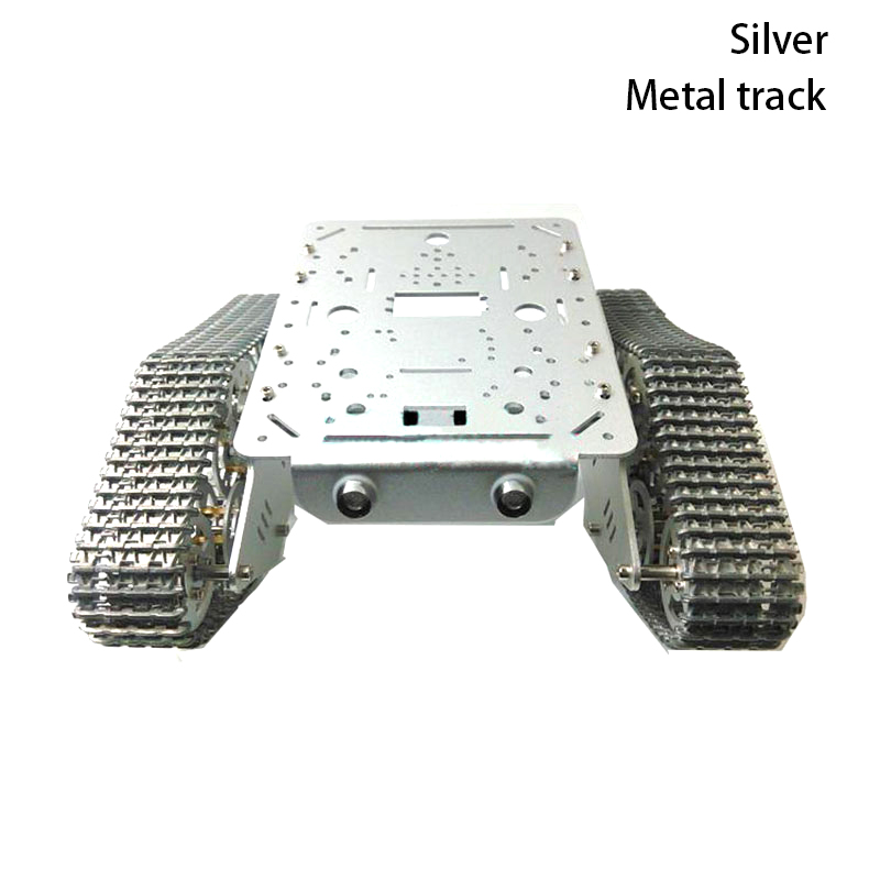 Raspberry Pi Kit - Metalowa podwozowa czołgu 2WD z plastikowymi