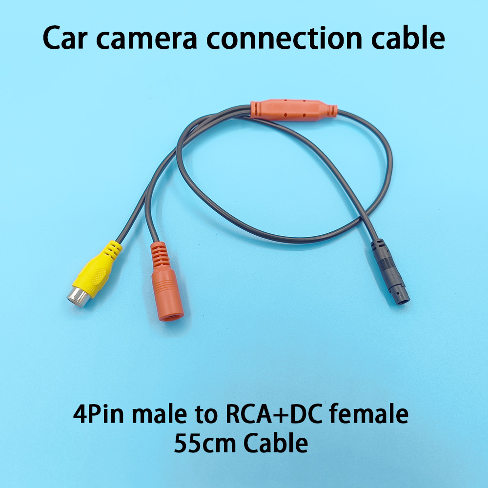 Pi Camera Cable - Kabel samochodowy do kamery cofania, 4-pinowy