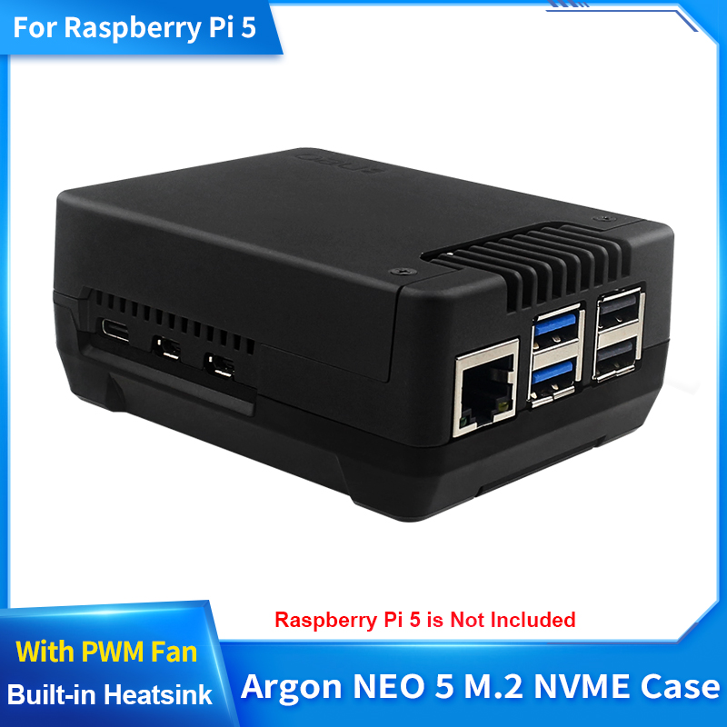 Pi 5 Case - Obudowa Argon NEO 5 M.2 NVME