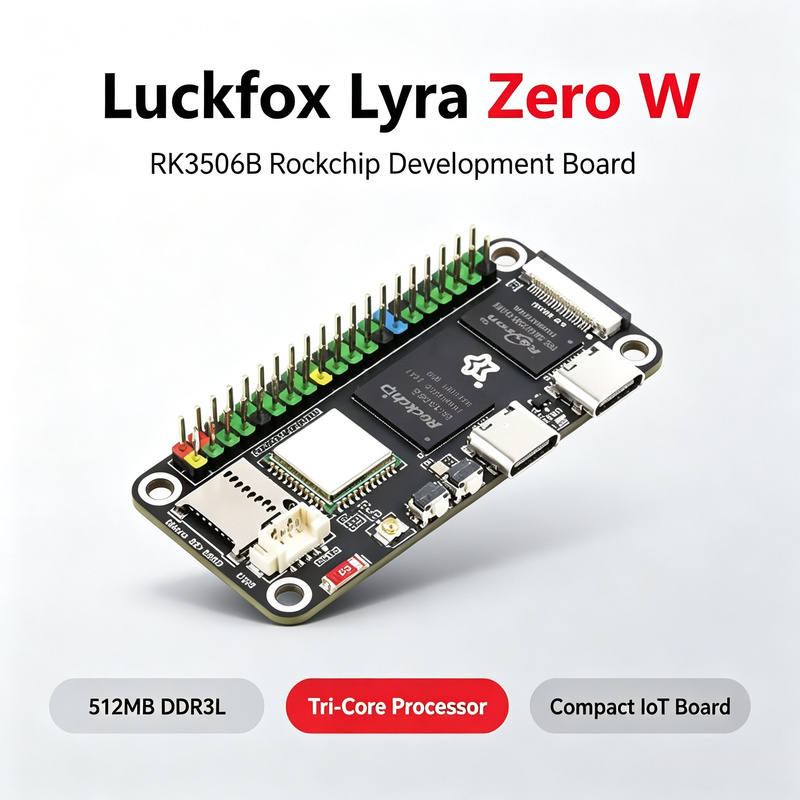 Płytka Luckfox Lyra Zero W RK3 – Pi Display recenzja i cena