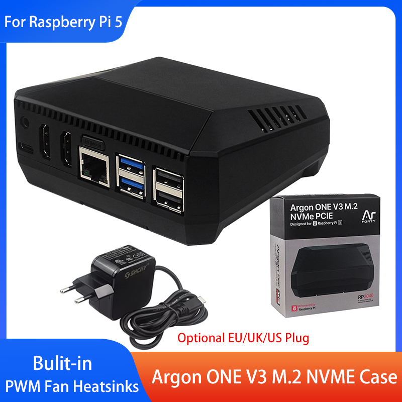 Obudowa Argon ONE V3 M.2 NVME  – Pi 5 Case recenzja i cena
