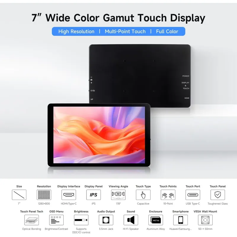 dla Aismartlink Waveshare 7-ca – Pi Display recenzja i cena