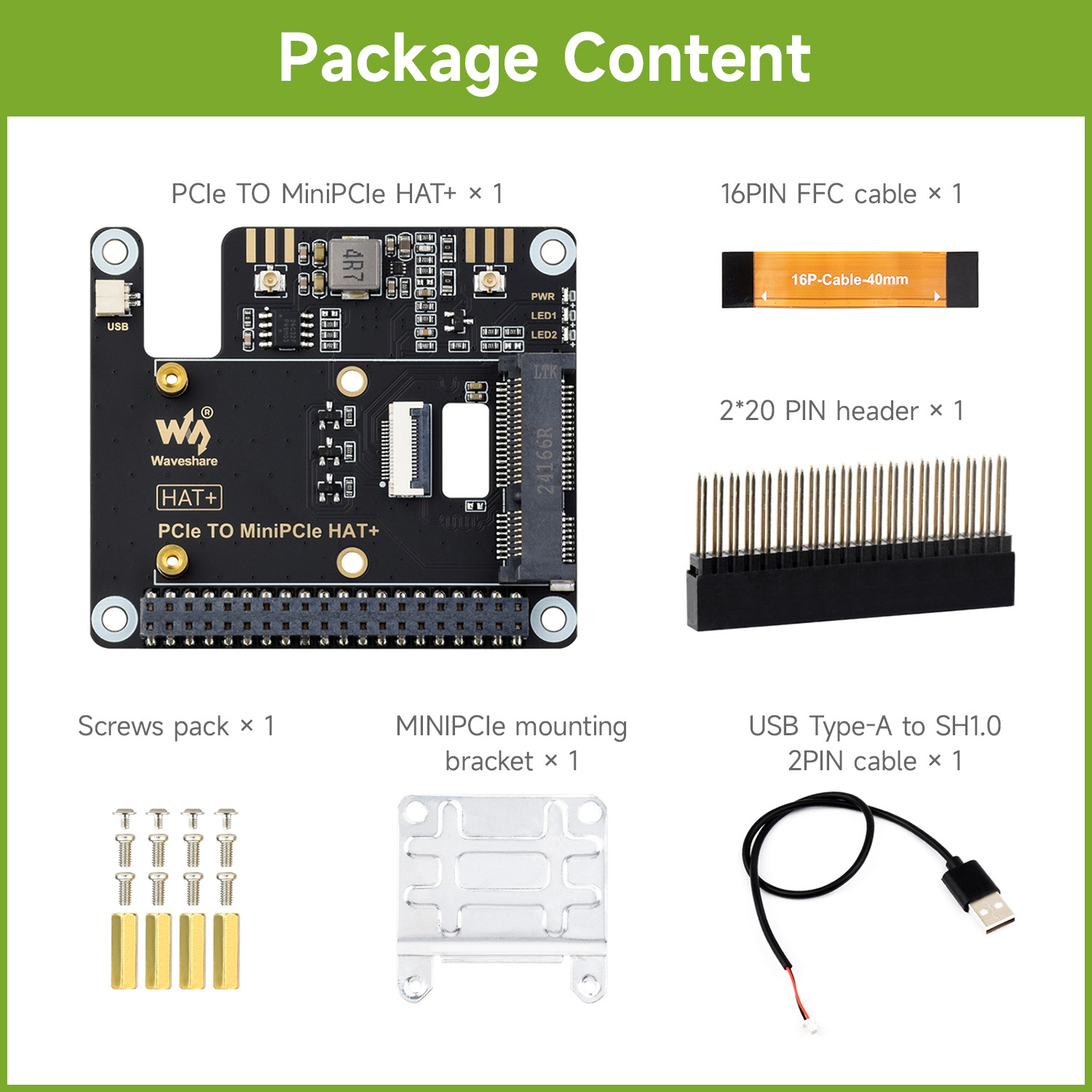 Adapter Waveshare PCIe TO Mini – Raspberry Pi 5 recenzja i cena