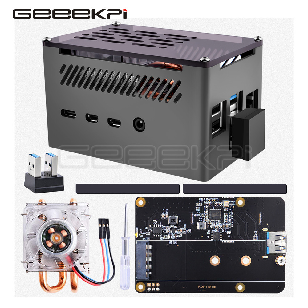 GeeekPi Aluminiowa obudowa z c – Pi 4 Case recenzja i cena